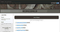 Desktop Screenshot of cadinstitute.com
